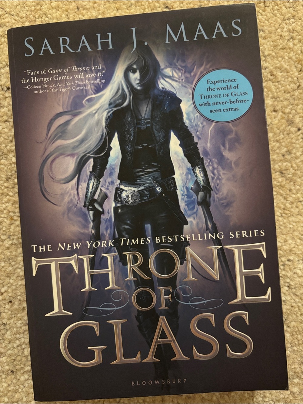 Throne of Glass by Sarah J. Maas - old cover - collector